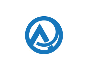 A Letter icon Logo illustration design preview picture