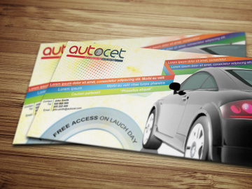 Auto Flyer PSD preview picture