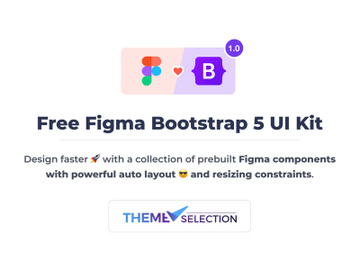 Figma Bootstrap5 UI Kit 🎉 (free for personal use) preview picture