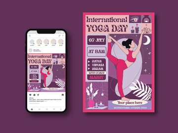 Yoga Day Flyer preview picture