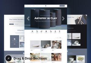 Bentuk - Handmade Crafts Landing Page UI Kit
