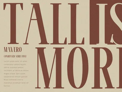 Mavero - Serif Font