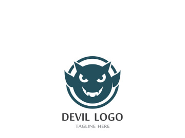 Devil logo design with a modern concept. preview picture