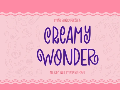 Creamy Wonder | Display Font