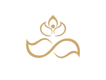 Lotus flower health meditation logo symbol preview picture