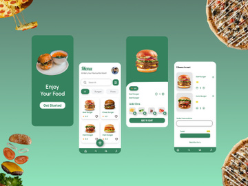 Food App UI Design preview picture