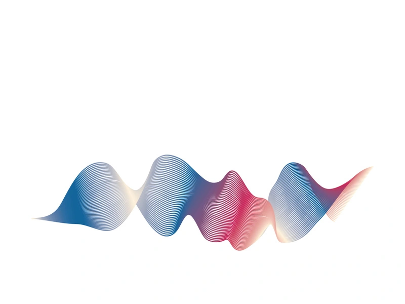 Wave line vector color background illustration
