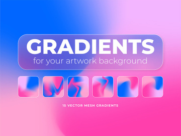 Blue & Pink Gradients Pack preview picture