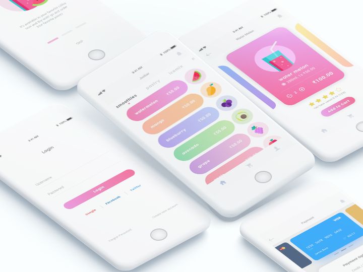 Jusbar - Collection Adobe XD UI KIT