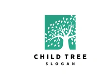 Tree Logo, Life Balance Education Vector
