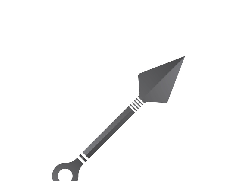 ninja weapons vector logo