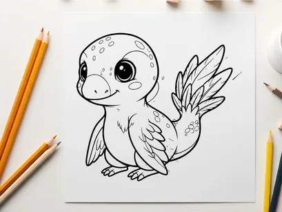 Cute baby owl waving vector illustration flat design