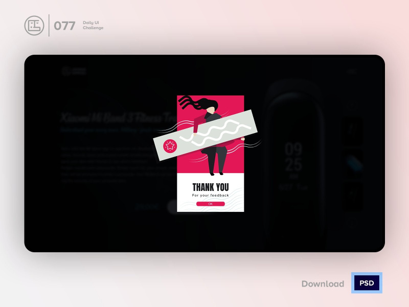 Thank You | Daily UI challenge - 077/100