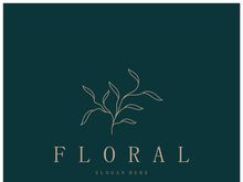 Elegant floral and leaf frame. Delicate botanical vector illustration for labels, spas, corporate identity, and wedding invitations