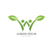 W Letter Logo Template vector illustration design