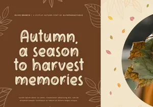 Olive Branch - Display Font