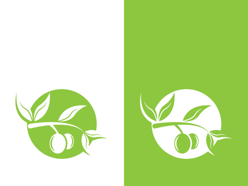 olive icon vector illustration design template