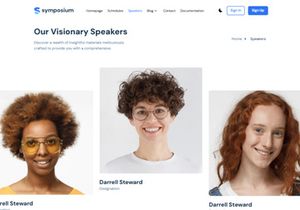 Symposium Free NextJs Website Template