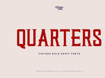 Quarters | Vintage Bold Serif preview picture