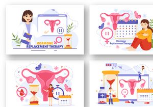 13 Hormone Replacement Therapy Illustration