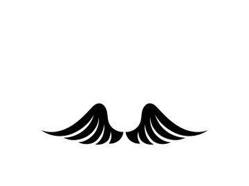 Wing illustration logo and symbol vector preview picture