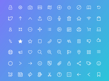 100 Flat icon for Adobe Xd preview picture