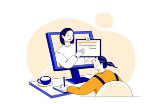 Online Study Illustrations
