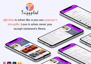 Tripppled-Movie Booking Mobile App UI Kit