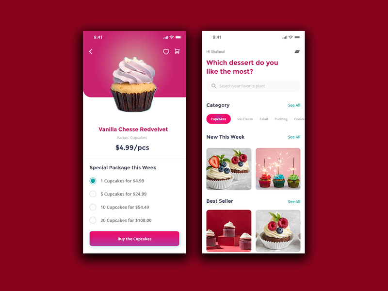 Cake-Mobile Apps UI-Kit