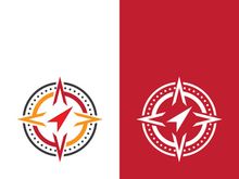 Compass logo template vector icon illustration design