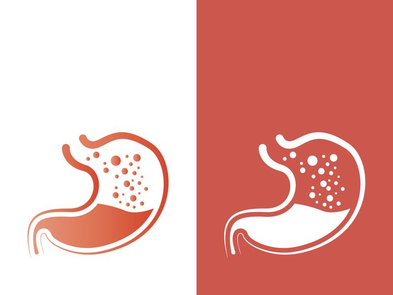 stomach care icon design concept vector illustration