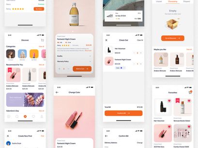 Blossom - Beauty UI Kit for Sketch