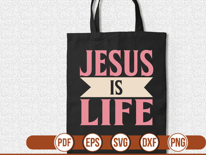 JESUS is LIFE t shirt Design