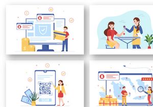 13 Merchant Service Illustration