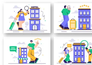 13 Hotel Reviews Illustration