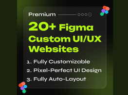 20+ Modern Website UI/UX Templates for Figma | Web Design Kit preview picture