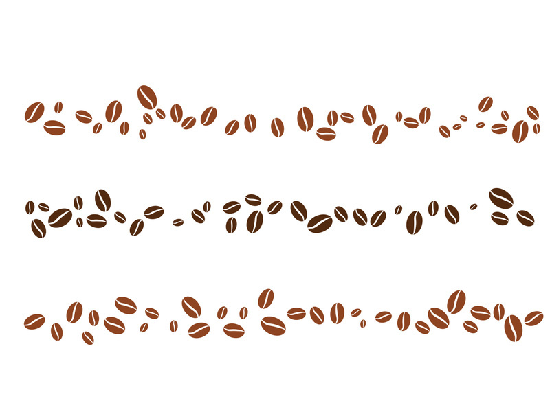 Coffee bean icon illustration