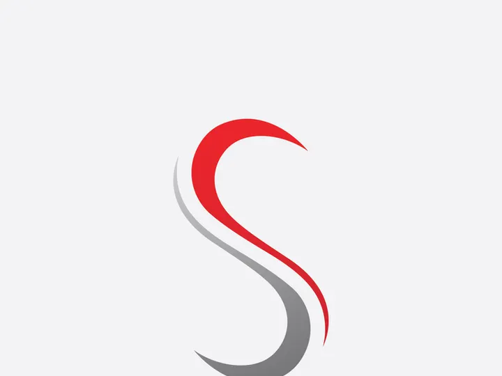 S letter logo, vector sign template design