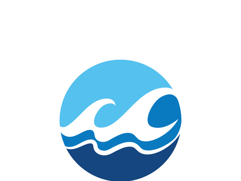 Water wave icon