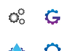 Gear logo with a creative idea.