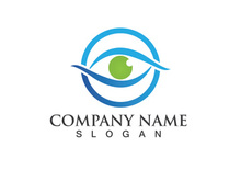 Eye Care vector logo design