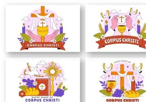 10 Corpus Christi Religious Illustration