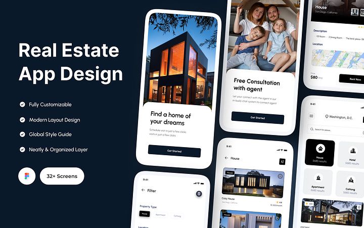 Real Estate App Design