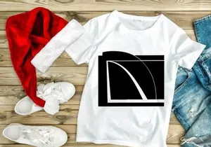 Abstract geometric design with curved lines and rectangular shapes in black and white