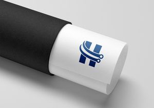 H Letter And Technology Logo Design Template