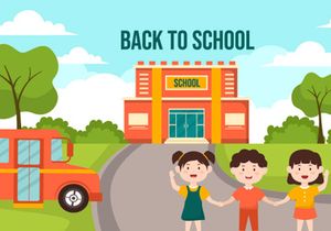 11 Back to School Vector Illustration