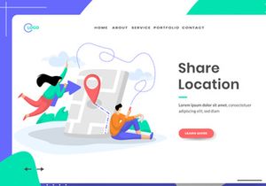 Social Media set Illustration