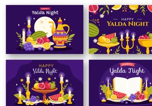13 Happy Yalda Night Illustration