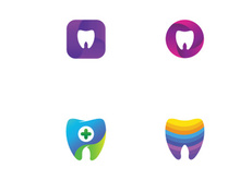 Dental abstract logo. Dental Health, dental care and dental clinic. Logo for health, dentist and clinic.