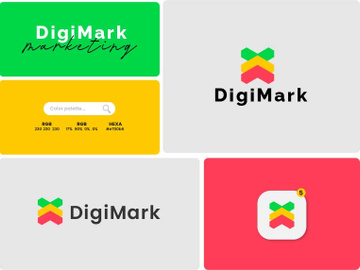 Abstract Logo Design - Marketing Logo - Finance logo - app logo preview picture